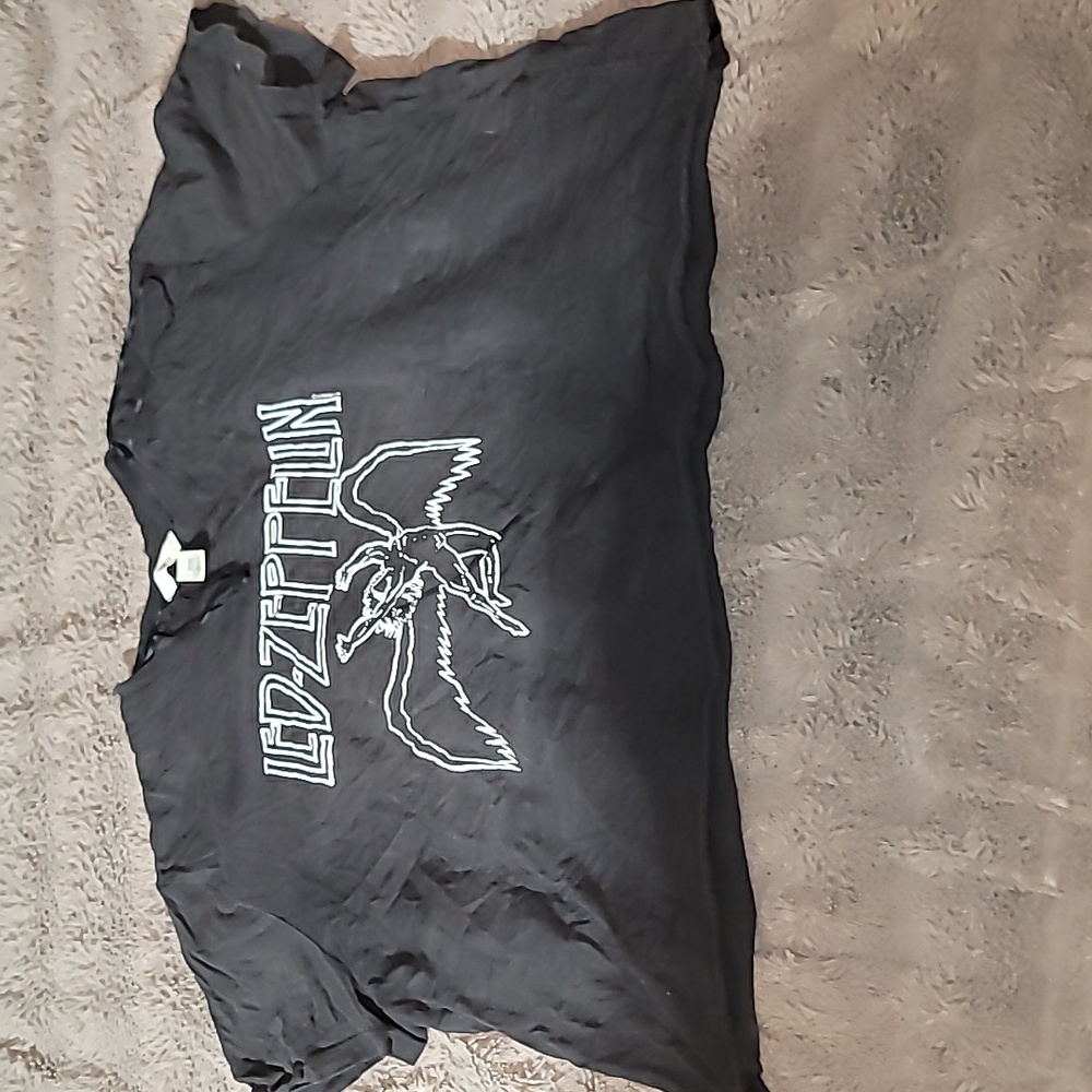 Led Zepplin Cropped Tshirt
